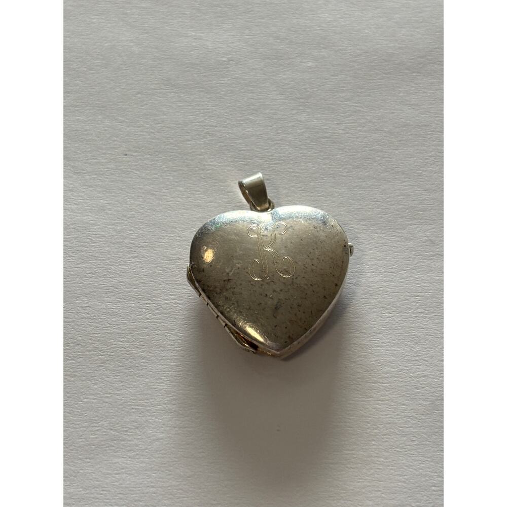 Sterling Silver Puffy Heart Locket